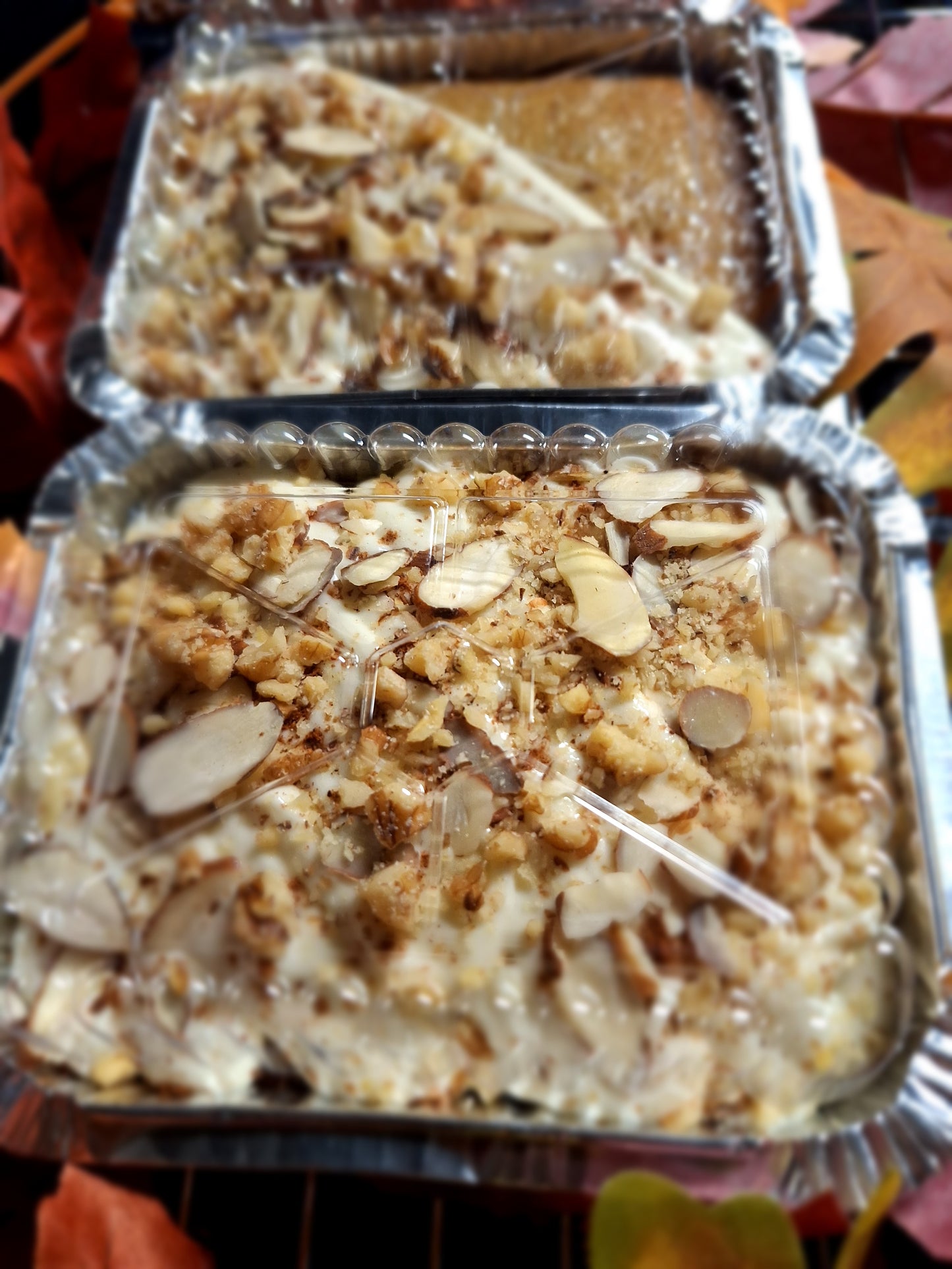 Bizcocho de zanahorias con nueces y frutos secos