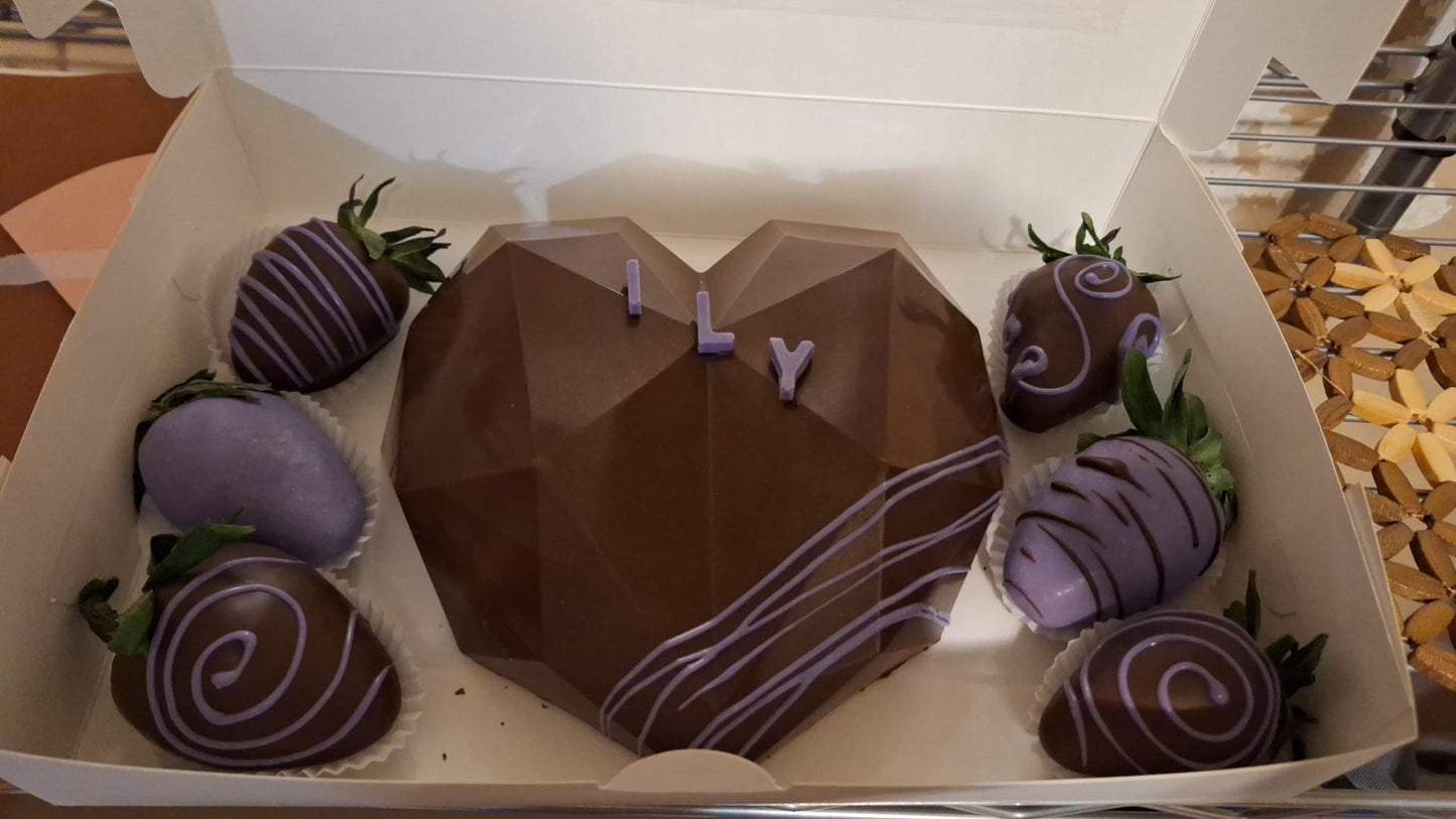 Brekables de Corazones de Chocolate