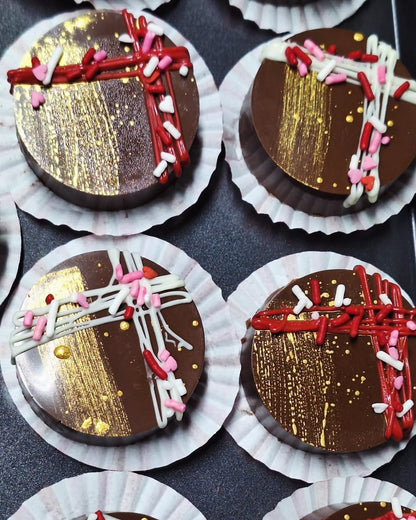 Galletas cubiertas con chocolate