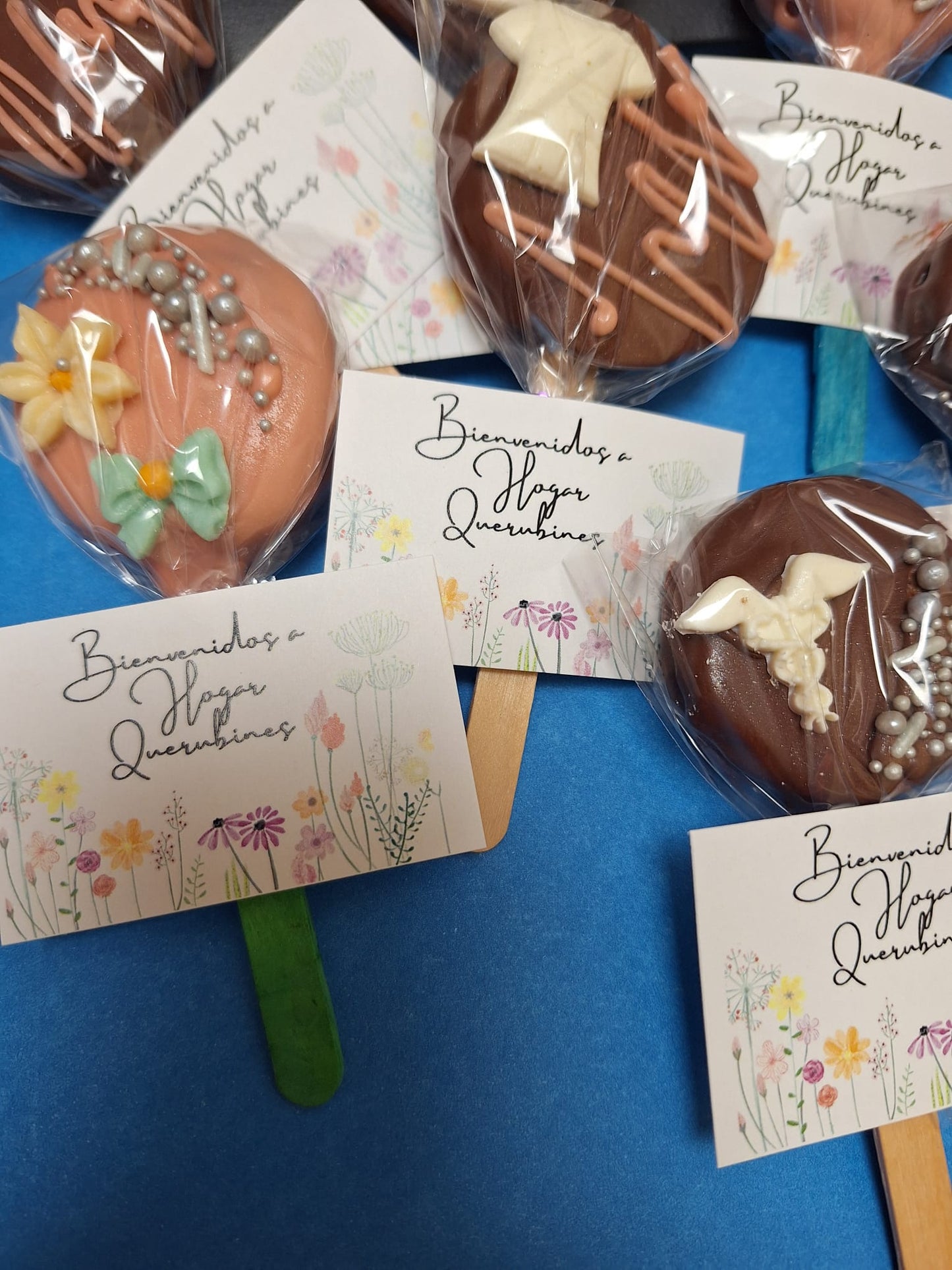 Galletas cubiertas con chocolate