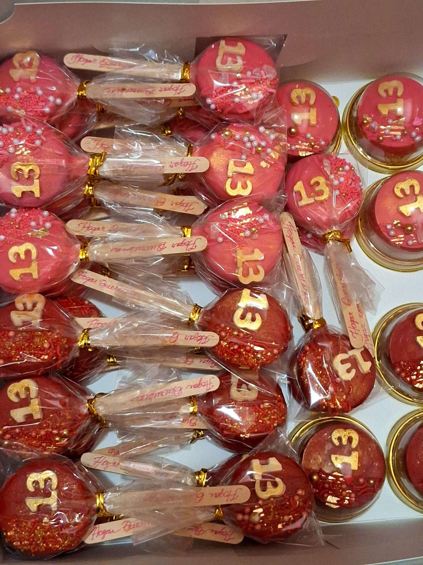 Galletas cubiertas con chocolate