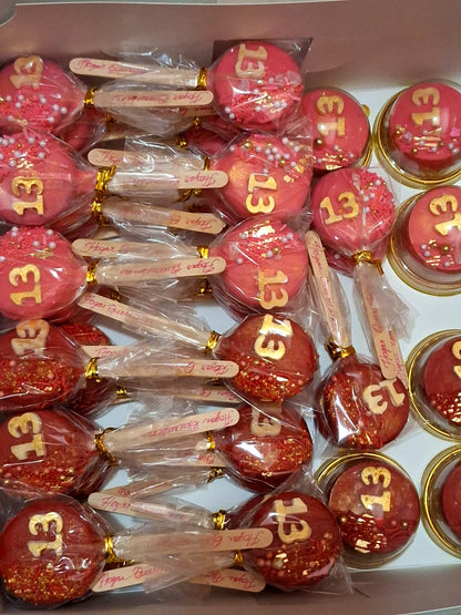 Galletas cubiertas con chocolate