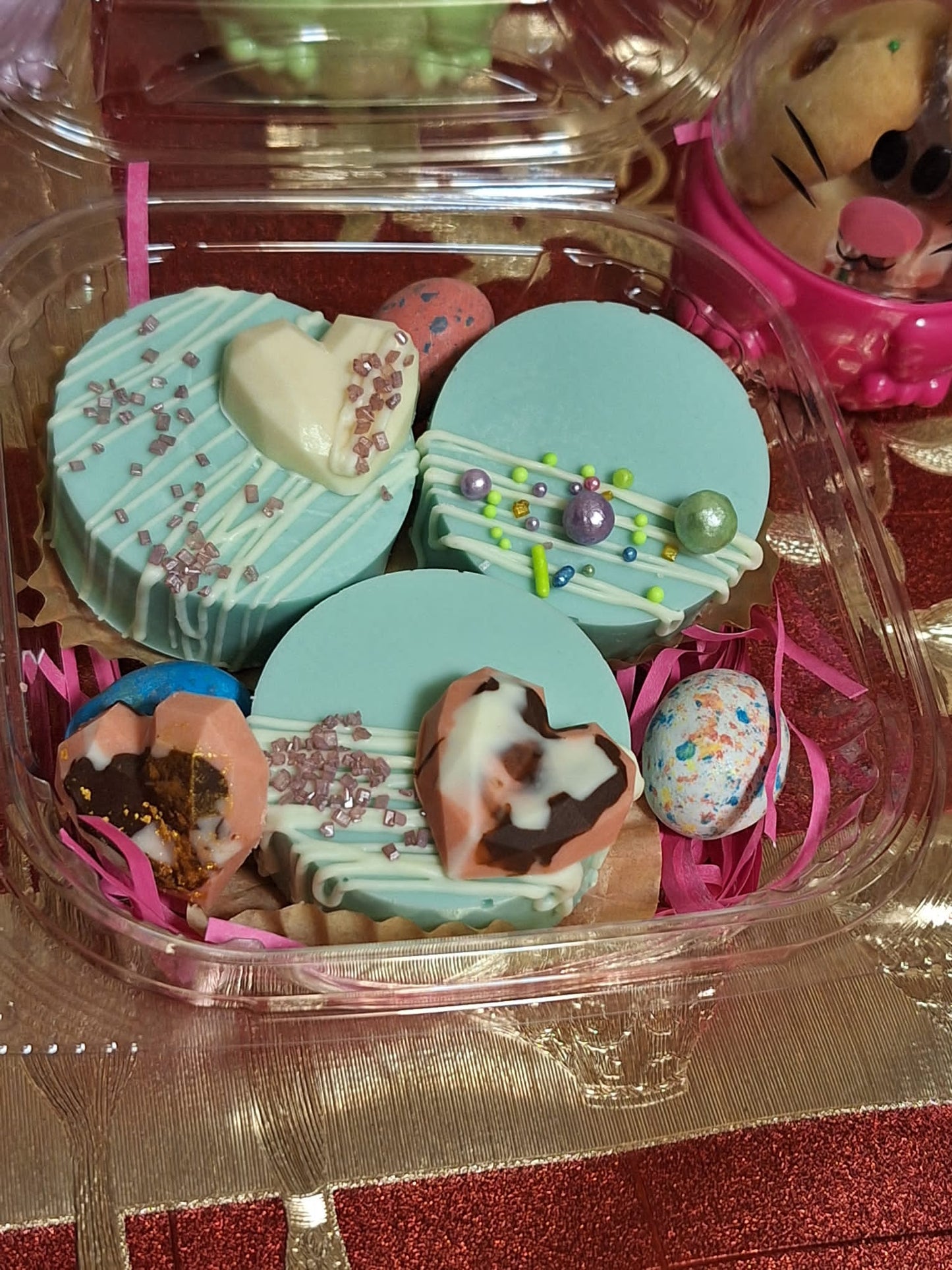 Galletas cubiertas con chocolate