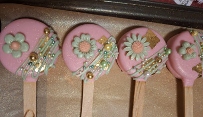 Galletas cubiertas con chocolate