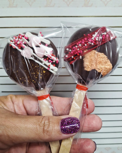 Galletas cubiertas con chocolate